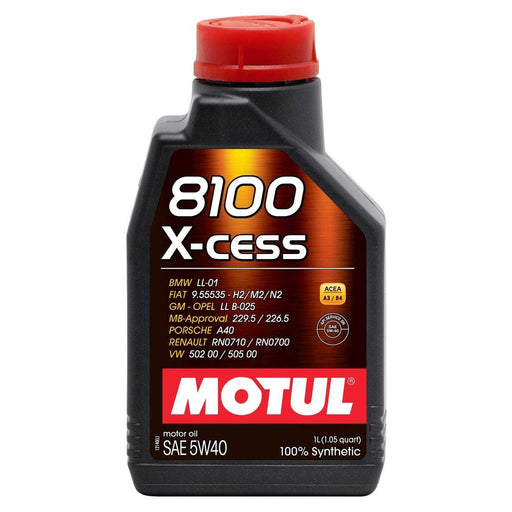 Motul 8100 XCESS 5W40 Motor Oil 1 Litre