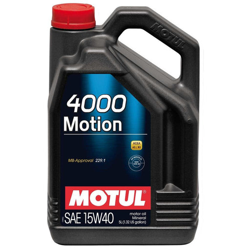 Motul 4000 MOTION PLUS 15W40 Motor Oil 5 Litre