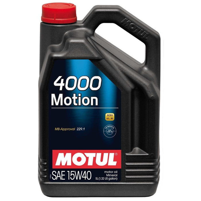 Motul 4000 MOTION PLUS 15W40 Motor Oil 5 Litre