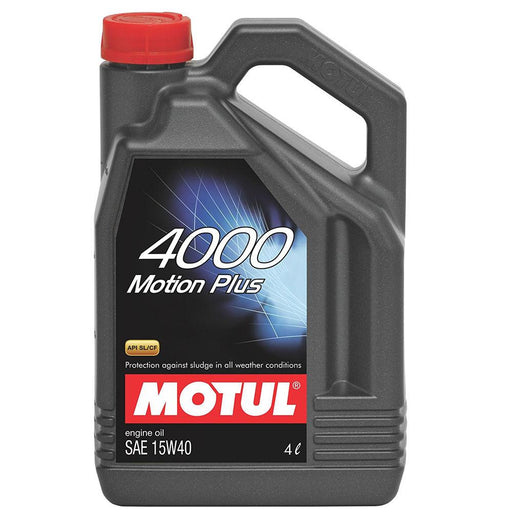 Motul 4000 MOTION PLUS 15W40 Motor Oil 4 Litre