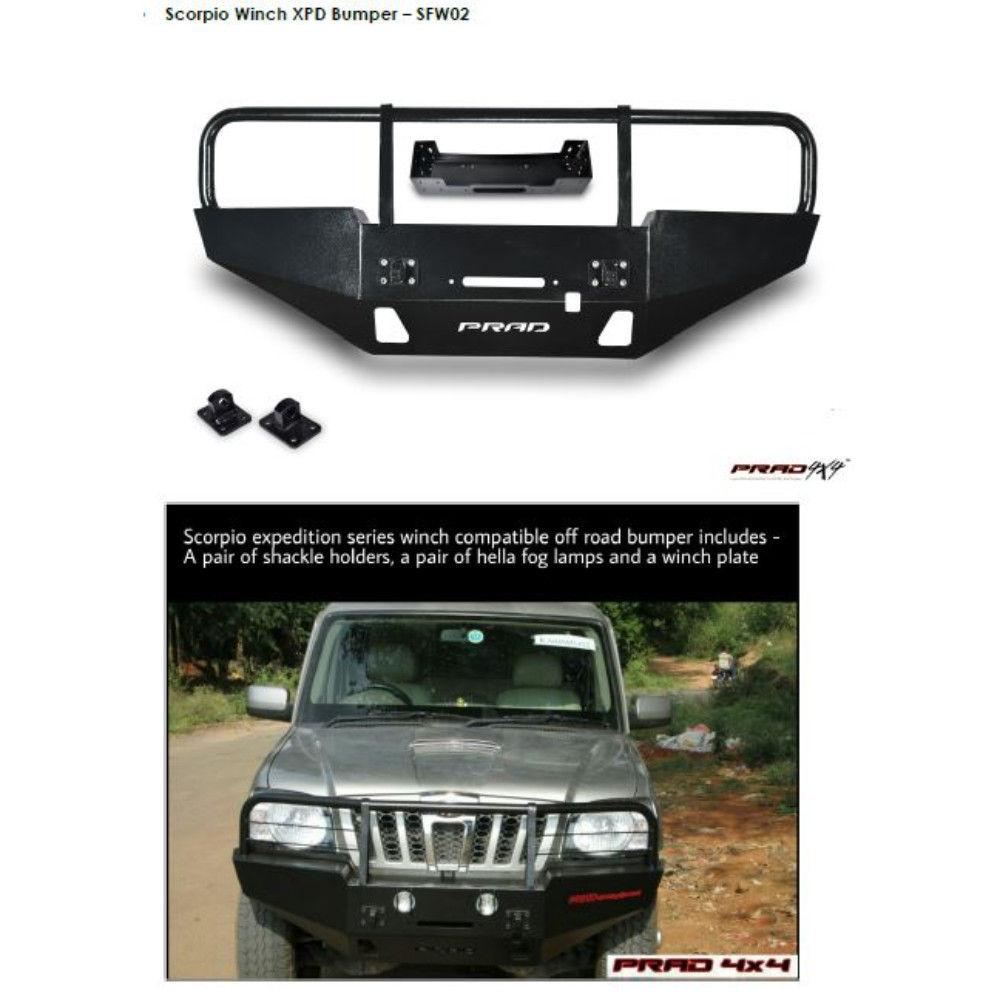 Mahindra Scorpio Winch Compatible XPD Bumper - SFW02