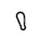 QUIPCO Smoky Black Accessory Carabiner - 5cms