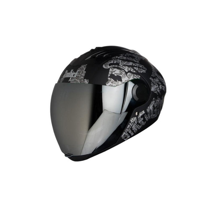 SBA-2 Strength Black Silver Sticker