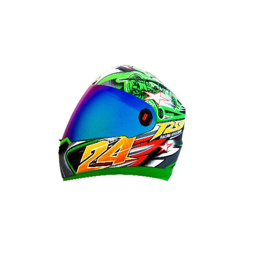 SBA-1 HOVERING GLOSSY Parrot Green Yellow Sticker