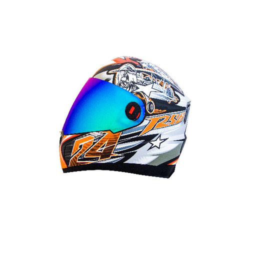 SBA-1 Hovering Glossy Black Orange Sticker