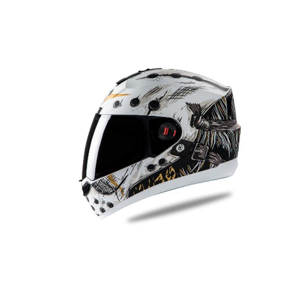 SBA-1 DUNKIN MAT WHITE / GLOSSY WHITE Gold Sticker