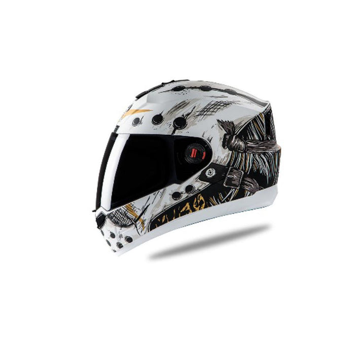 SBA-1 DUNKIN MAT WHITE / GLOSSY WHITE Gold Sticker