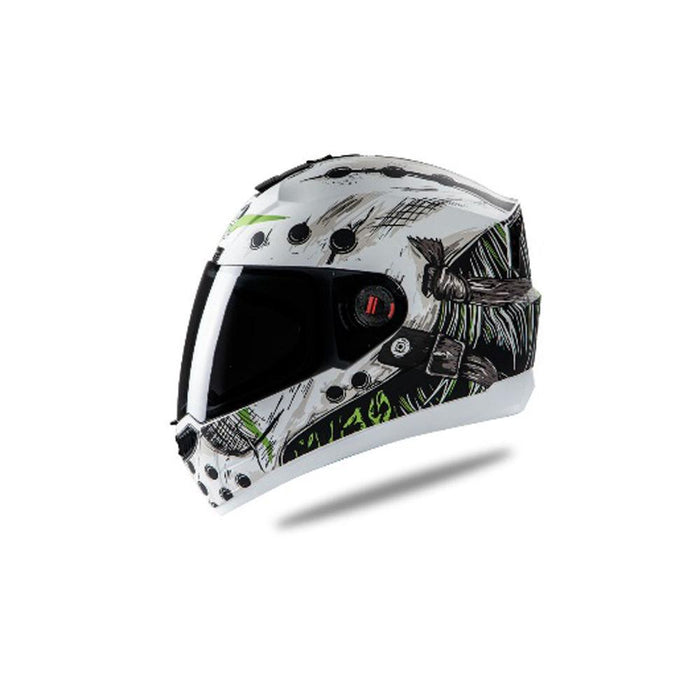 SBA-1 DUNKIN MAT WHITE / GLOSSY WHITE Green Sticker