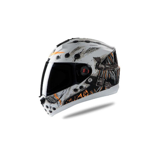 SBA-1 DUNKIN MAT WHITE / GLOSSY WHITE Orange Sticker