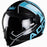 Adonis Majestic Glossy Black With Sky Blue