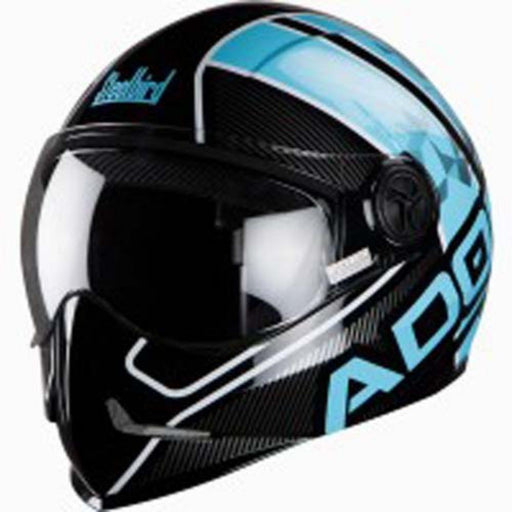 Adonis Majestic Glossy Black With Sky Blue