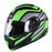 SB-41 Oscar Halo Mat Black With Flo. Green