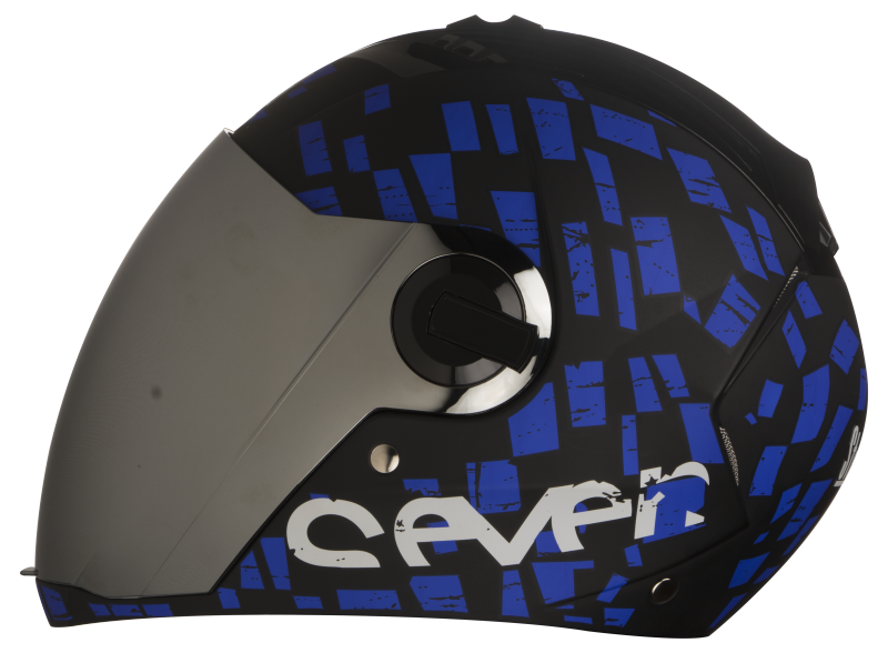 SBA-2 Seven Matt Black With Blue