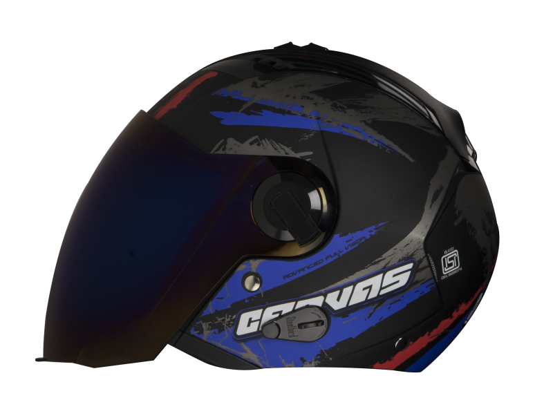 SBA-3 Canvas Matt Black With Blue